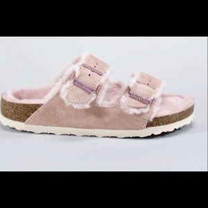Birkenstock Blush 39 Leather Shearling .Arizona